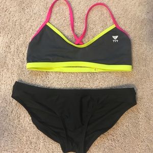 Two Piece Practice Swim Suit